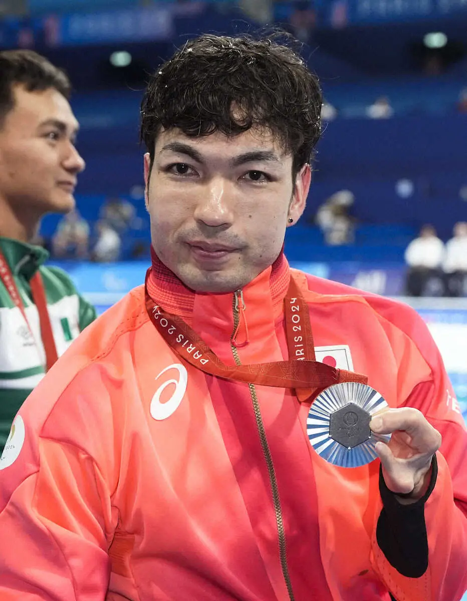 【画像・写真】【パリ・パラリンピック】鈴木孝幸が今大会2個目メダルの銀　男子100M自由形V2は逃す