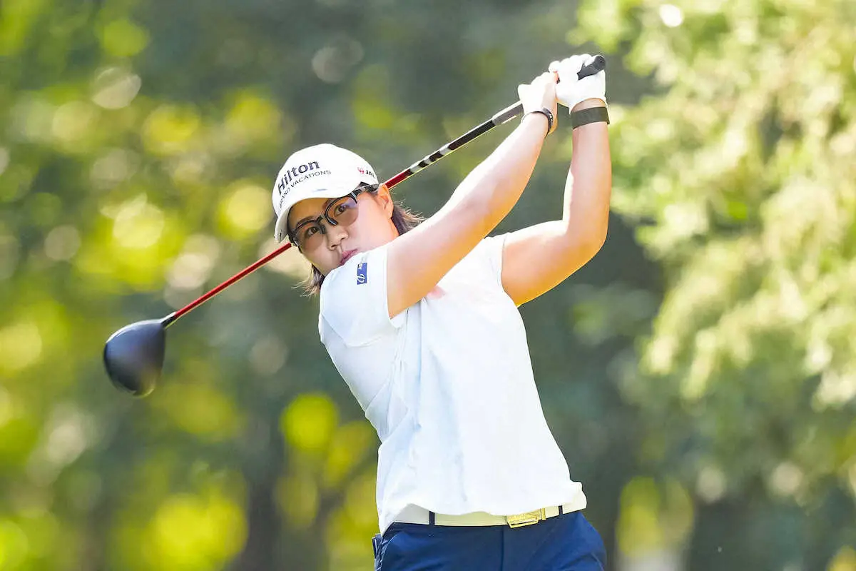 【画像・写真】畑岡奈紗　71と伸ばすも10位後退　西郷と勝は26位　米女子ゴルフ