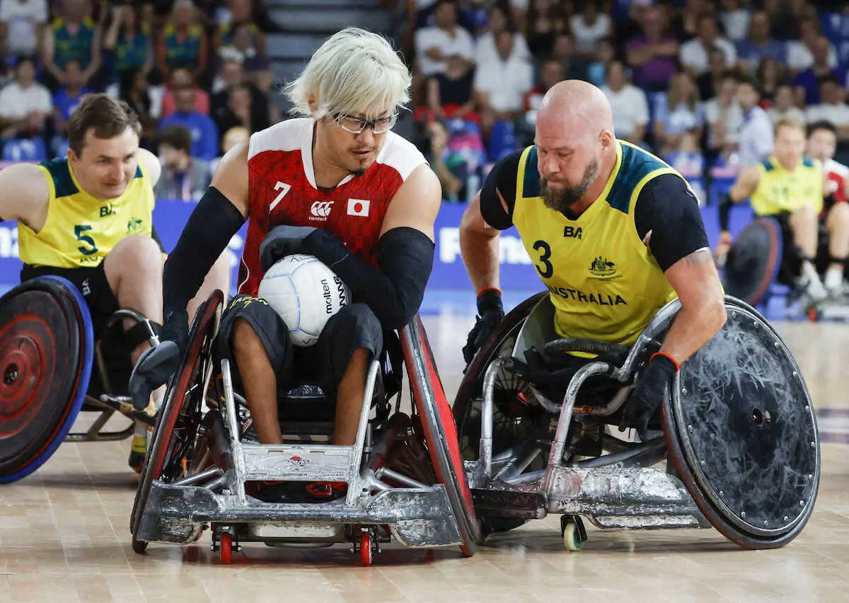 【画像・写真】【パリ・パラリンピック】車いすラグビー日本、初の決勝進出！　オーストラリアを延長で破り準決勝の壁突破