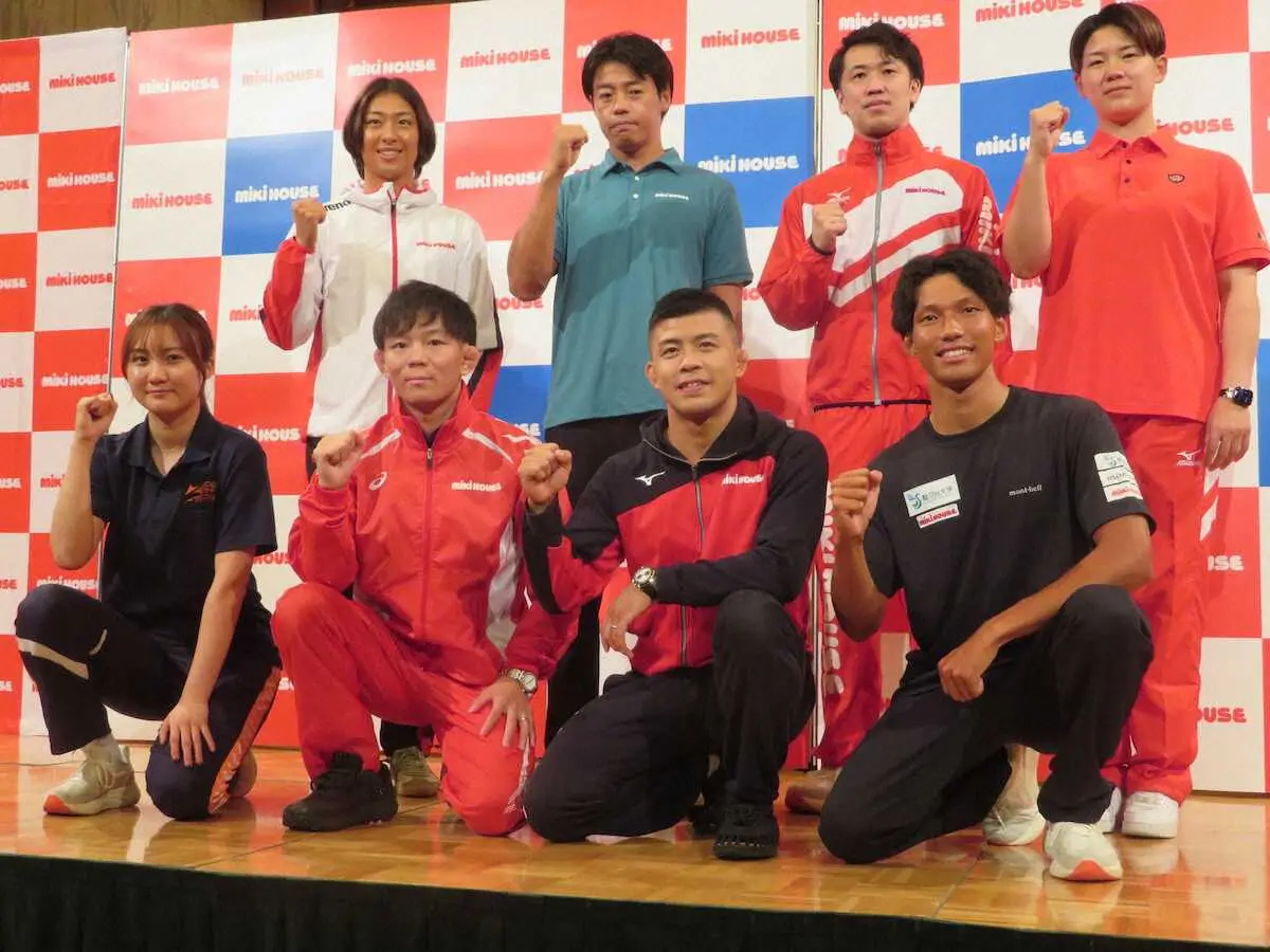 【画像・写真】カヌー代表の羽根田卓也「そこについては…」“6回目”を明言せず　ミキハウス合同取材会