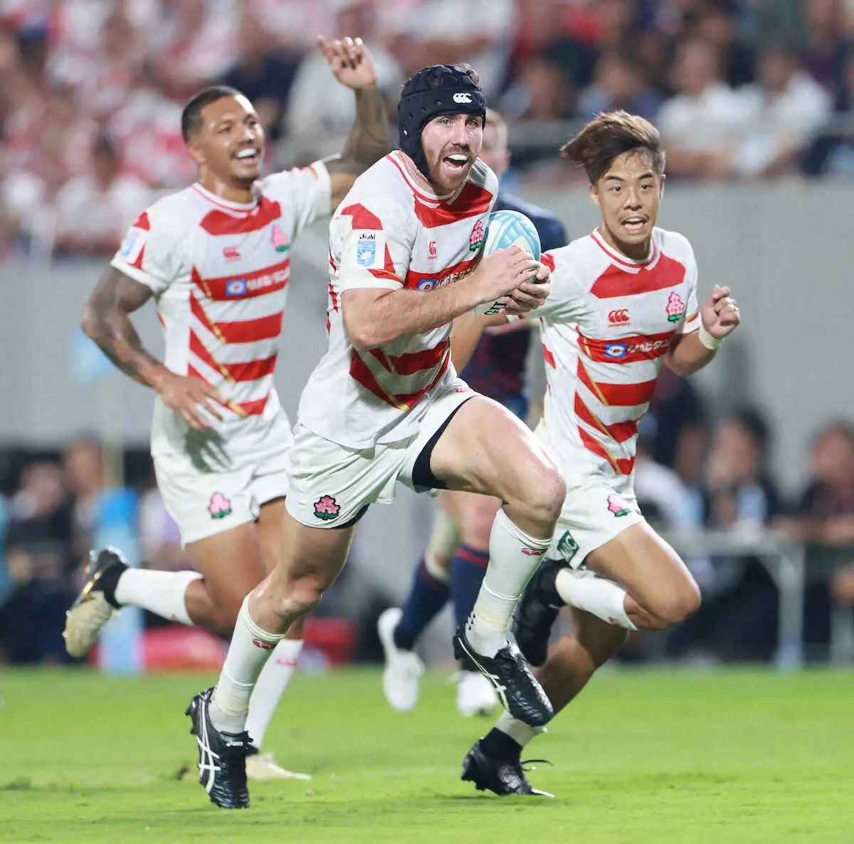 【画像・写真】【日本代表】エディー第2次政権初の連勝!1次Lを1位突破　SH藤原―SO李承信で「超速」体現5トライ