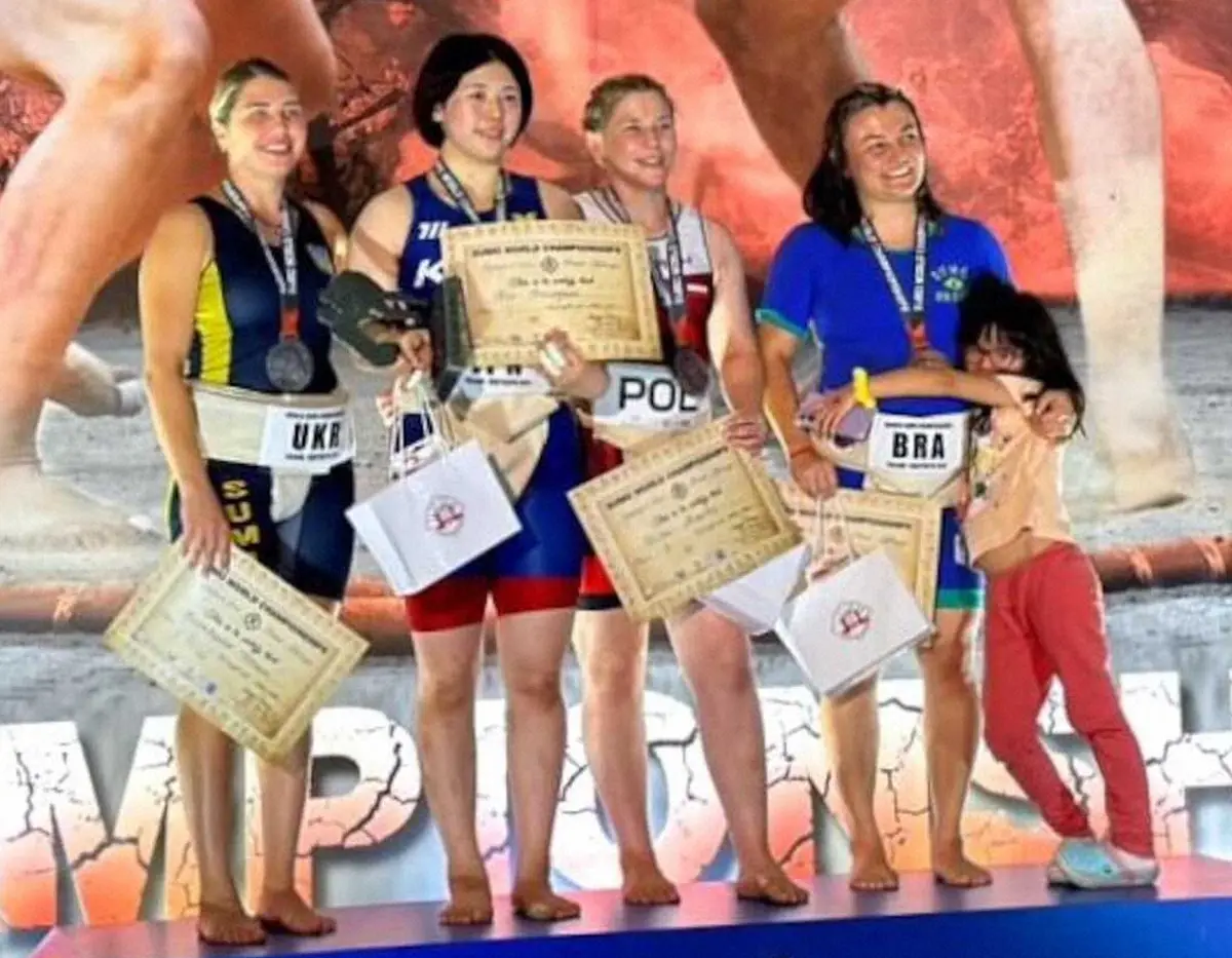 【画像・写真】【相撲世界選手権】女子は山下寧々、長谷川理央、石井さくらが金メダル！団体戦は4大会連続準優勝