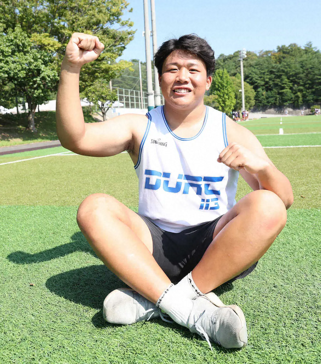 【画像・写真】同大HO荒川駿、昨季最下位で聞いた「どうしたん？」の声　「結果で恩返しを」