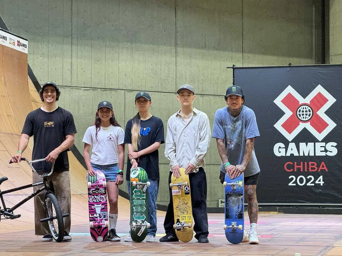 【画像・写真】パリ五輪銀の赤間凛音「自分らしいスタイルを出して優勝できたら」Xゲーム千葉大会