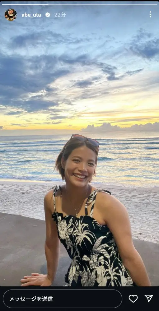 【画像・写真】阿部詩　同級生とプール“ラブラブ”2ショット公開に「2人ともかわいい」「柔道家オリンピアンに見えん」