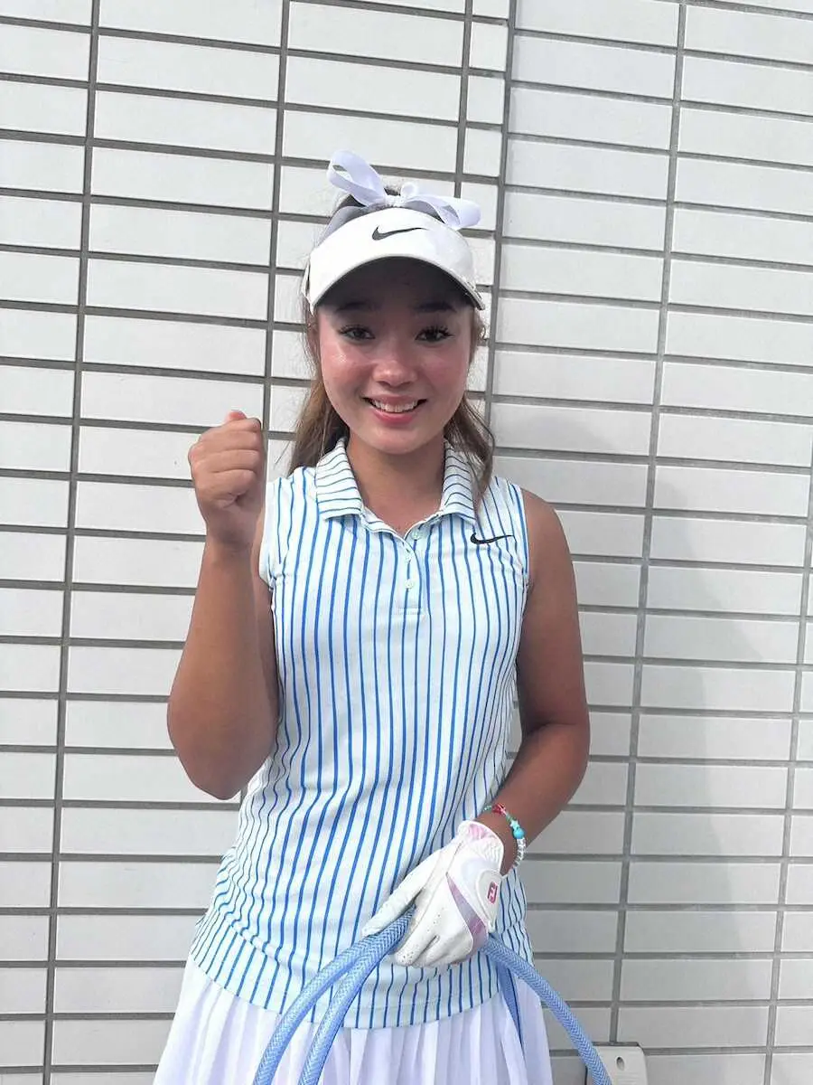 【画像・写真】2年連続出場の延田フェリーオノリン　飛距離30ヤードUPで目指すは予選通過「緊張するけど頑張って」