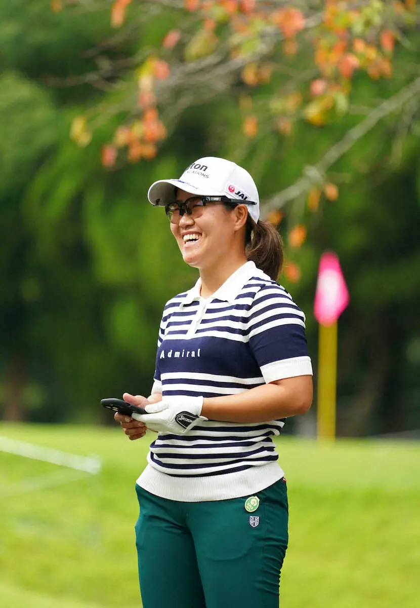 【画像・写真】今季日本初参戦の畑岡奈紗「1つでも多く勝ちたい」　最終日中止の7年前の忘れ物持ち帰る