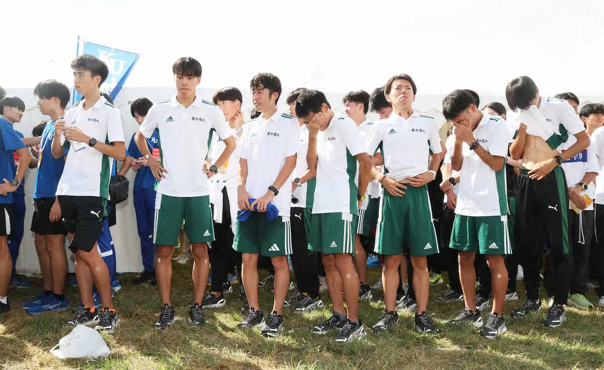 【画像・写真】【箱根駅伝予選会】東農大1秒差の悲劇…高島主将「とにかく悔しい」エース前田和摩の欠場響いた