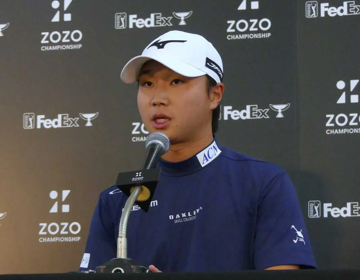 【画像・写真】賞金ランク首位の平田憲聖「ワクワクしている」　昨年6位に入った舞台で飛躍へ