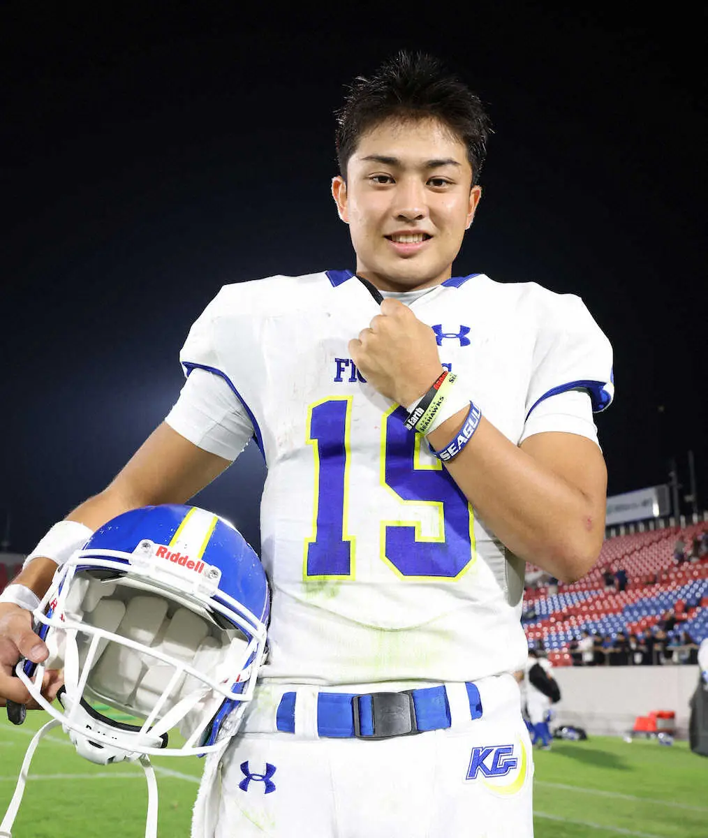 【画像・写真】アメフト関学大　オフェンスの奮起で6連覇　QB星野太吾「心の準備はできていた」