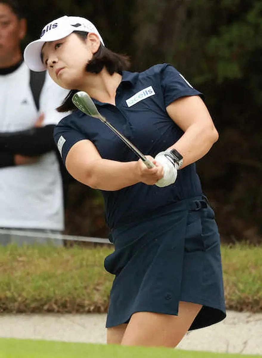 【画像・写真】単独首位イ・ミニョンがスタート前に棄権　ジムで左足首を負傷「歩くのも大変」