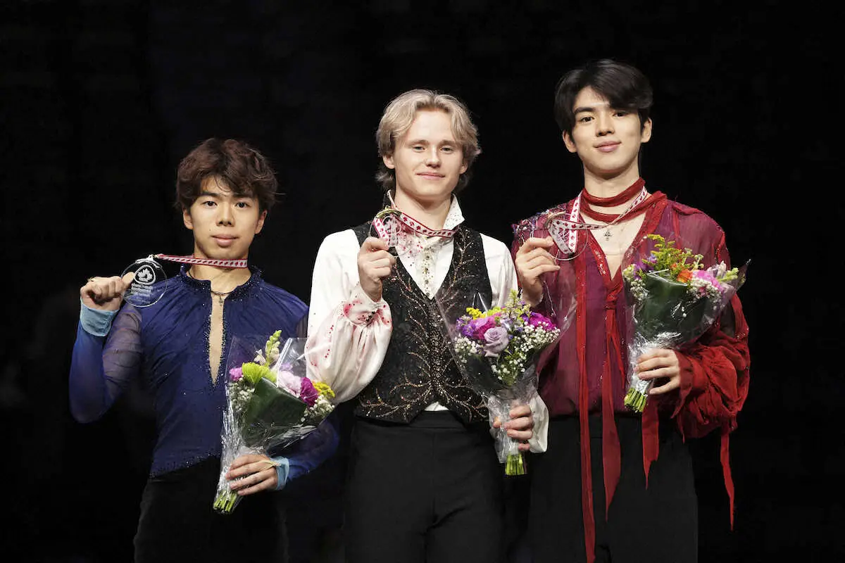 【画像・写真】マリニン、2位以下に40点差以上でGP2連勝　2位佐藤駿、3位車俊煥、4位山本草太