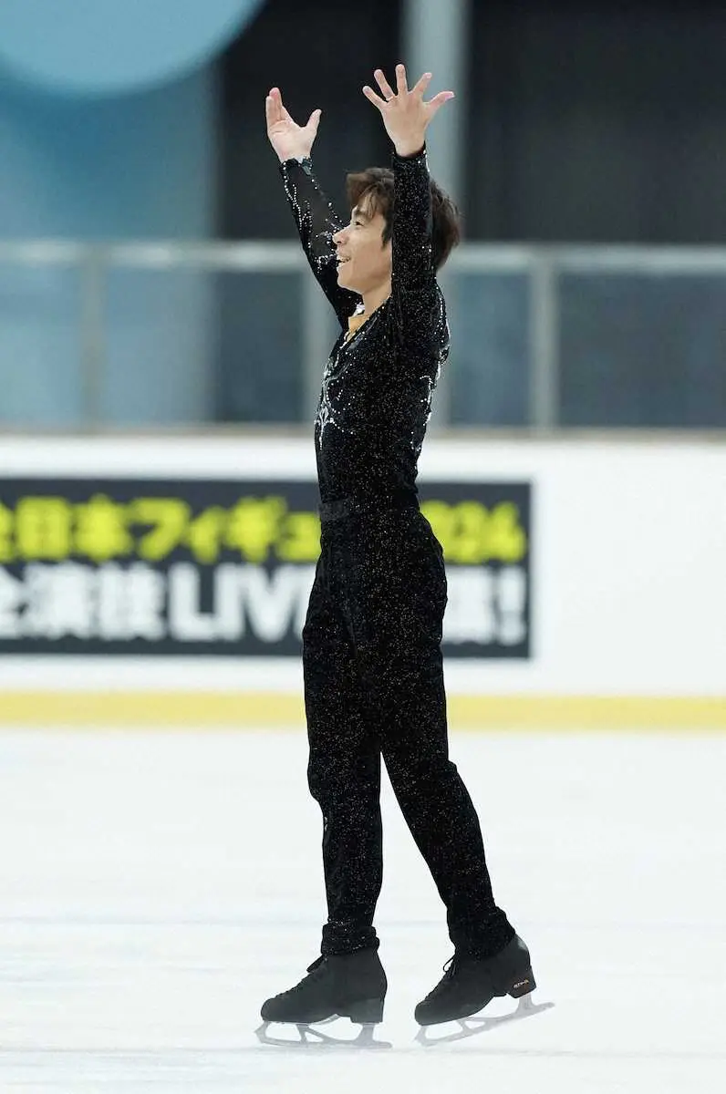 【画像・写真】37歳・織田信成、西日本Vで全日本切符　片伊勢武アミンが2位、3位は中村俊介