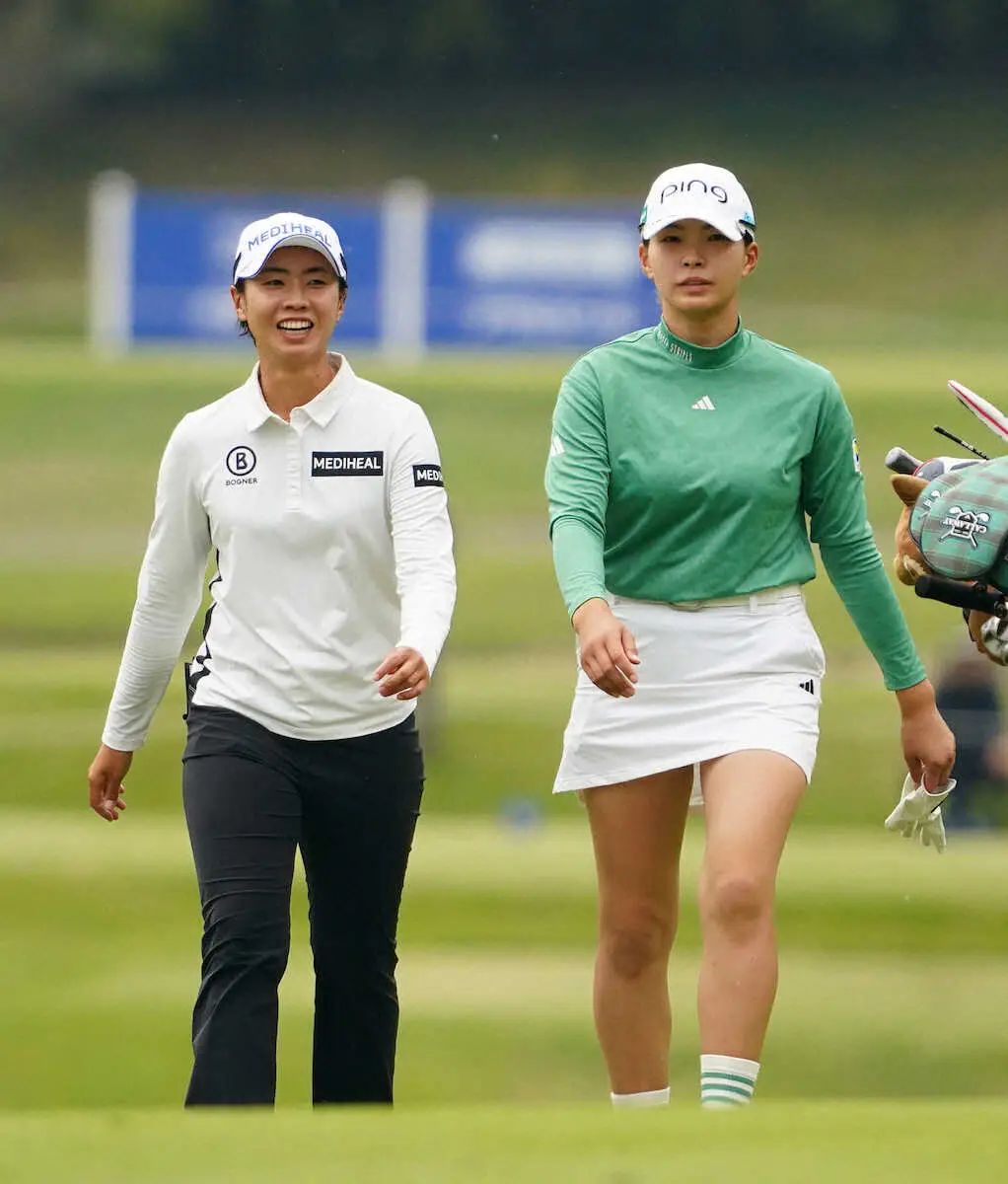 【画像・写真】【TOTOジャパンC】渋野日向子がその“不動心”に感銘　米参戦同期の「ナリンオンニ」