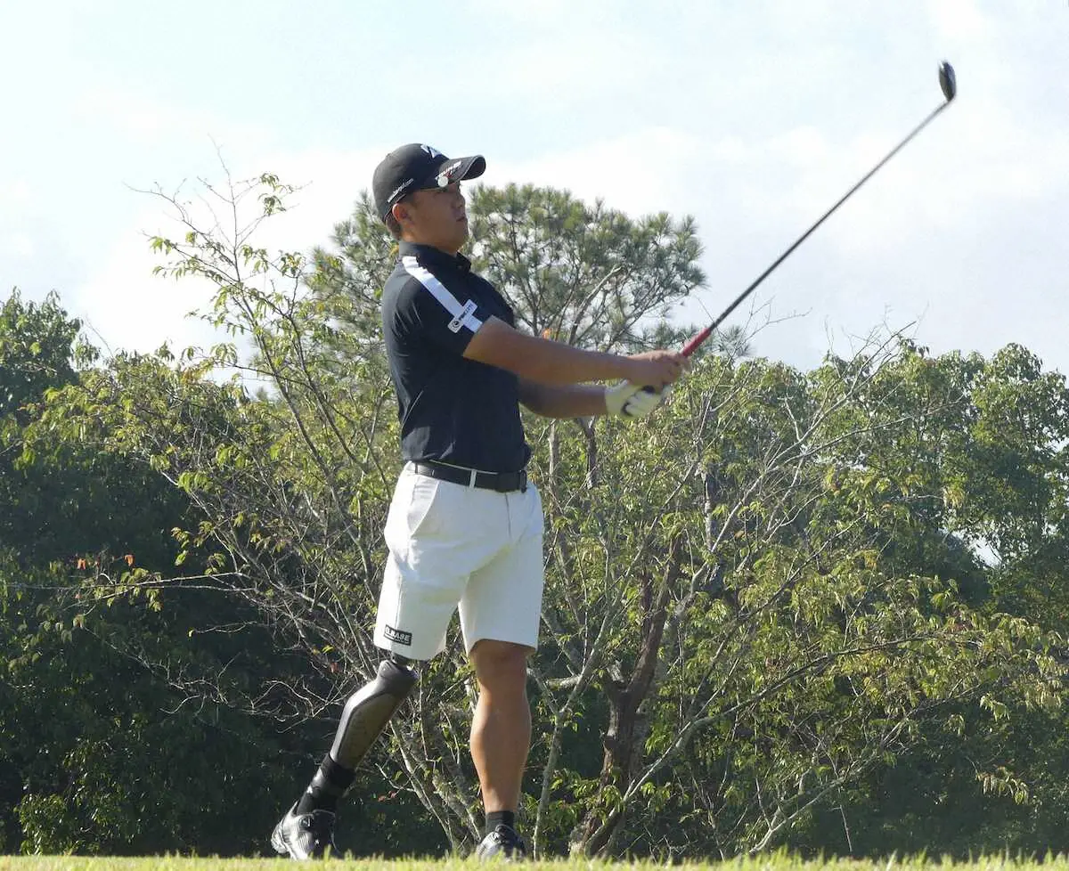 【画像・写真】吉田隼人が完全Vで大会4勝目「優勝できてホッとしている」　日本障害者OPゴルフ選手権