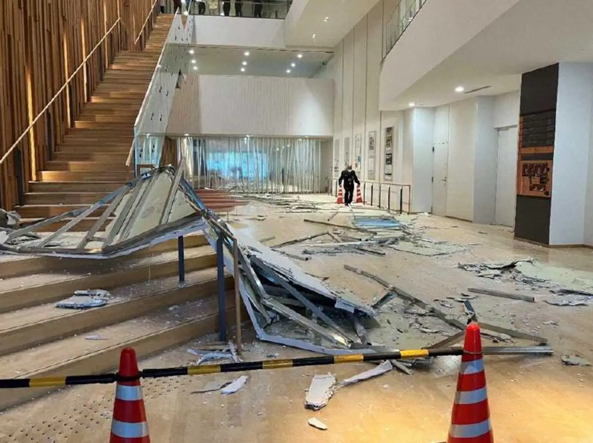 【画像・写真】あわや大惨事　オリンピアンも使用する練習施設で壁崩落事故　当面利用中止へ