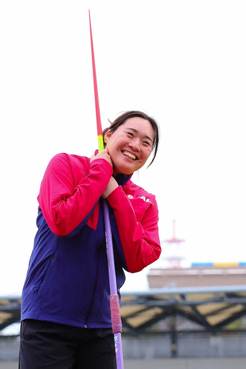 【画像・写真】やり投げ・北口榛花が再始動「じっくりコトコト…」体操、水泳、バドミントンで柔軟性追求