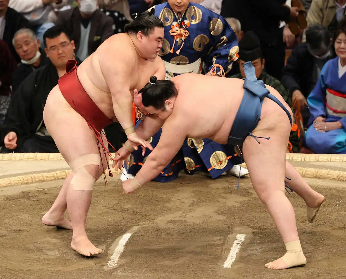 【画像・写真】2大関が1敗死守　豊昇龍が9勝目　琴桜は27歳の誕生日に7連勝飾る　新大関・大の里は痛恨3敗目