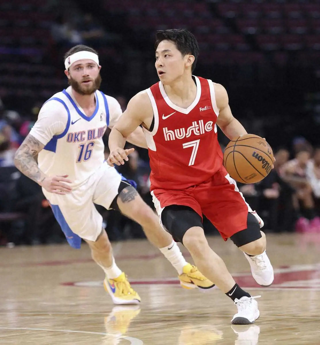 【画像・写真】河村勇輝「一番好き」　下部組織ハッスルで背番号7に変更した理由は？ファン興奮「赤ユニだから似てる」