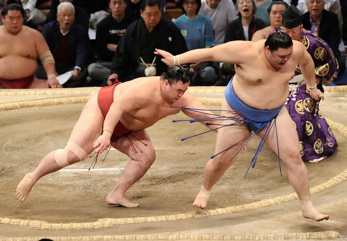 【画像・写真】隆の勝　大の里撃破！30歳悲願Vへトップ並走10勝