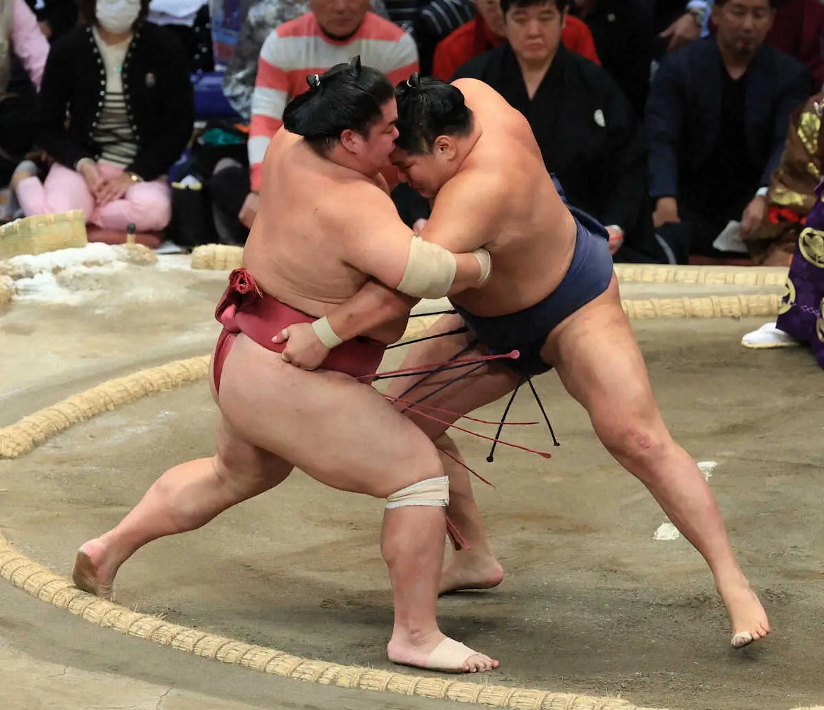 【画像・写真】2大関が1敗キープ　豊昇龍「しっかり集中できた」大栄翔に貫録勝ち　琴桜は若元春に“逆転”