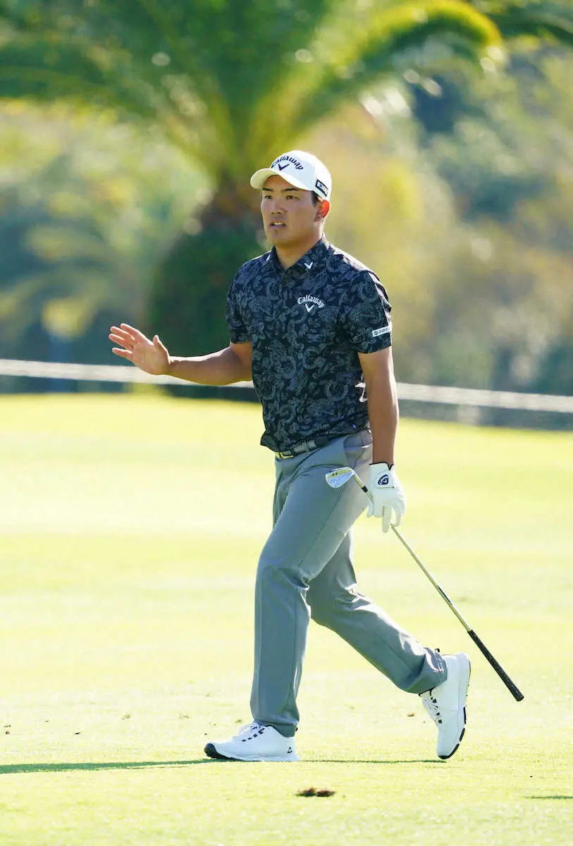 【画像・写真】河本力が単独首位発進「凄くいい状態」勝って最終戦決める！姉・結がキャディー予定