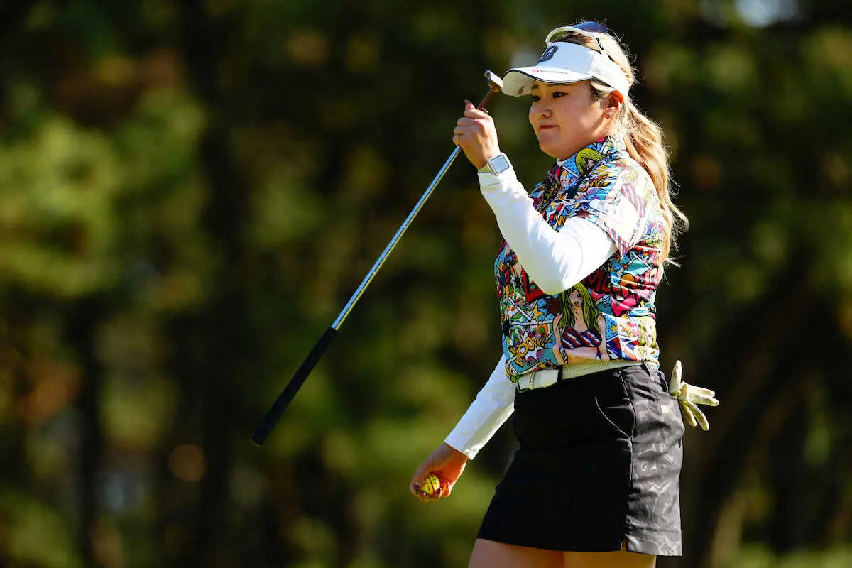 【画像・写真】桑木志帆“松山流”で堅首　メジャー初Vへ安定感生む新パターが奏功「69」