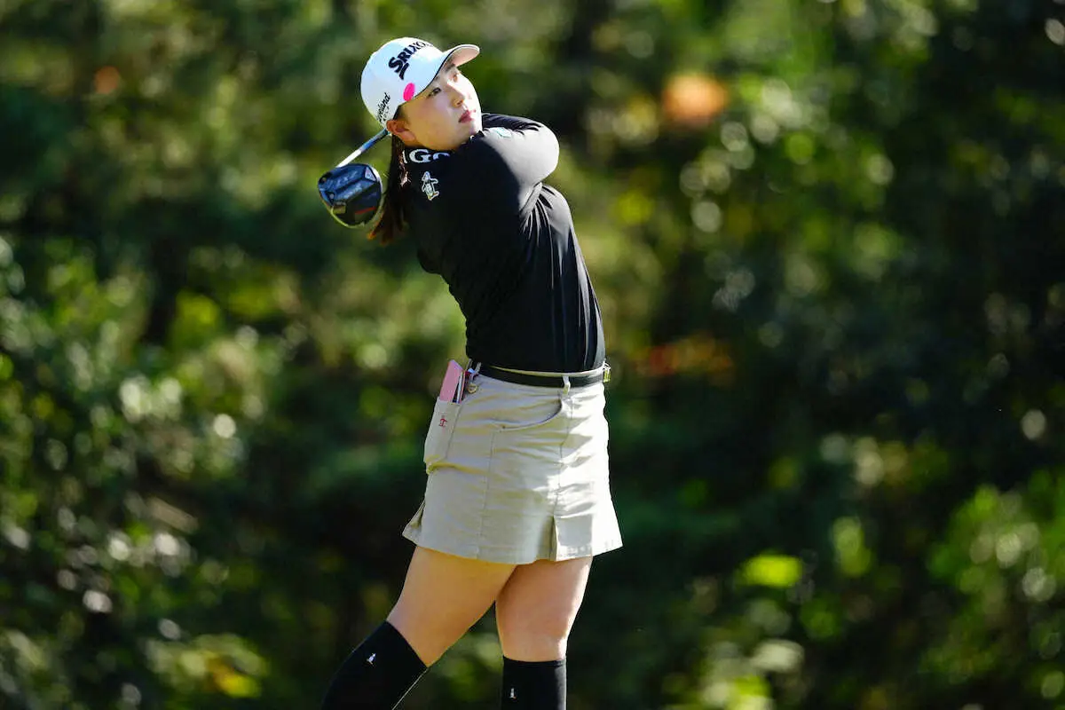 【画像・写真】竹田麗央　2位キープも首位と3打差　国内メジャー3連勝へ前向き「いいショットもたくさんあった」