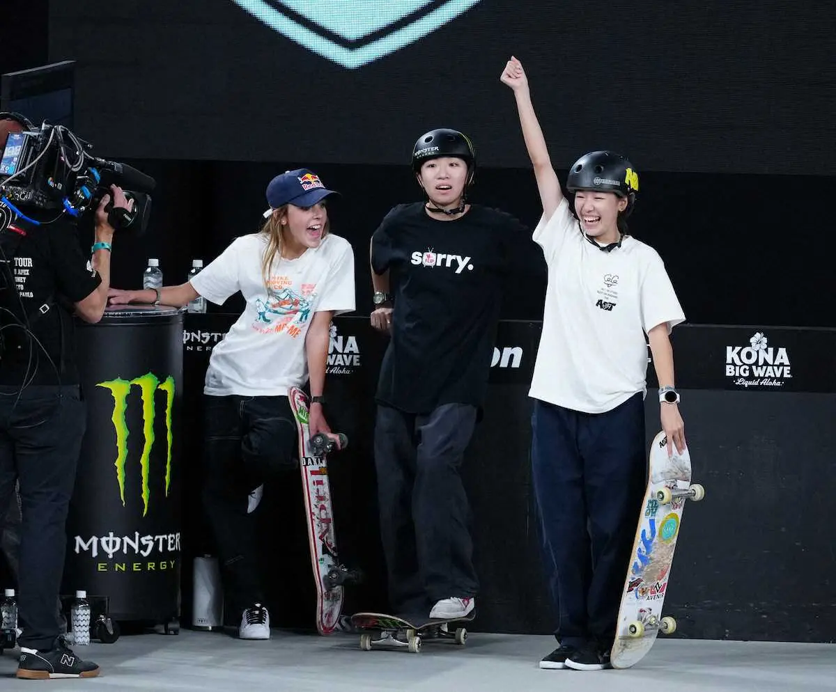 【画像・写真】【スケボー】パリ五輪女王の吉沢恋は3位も勝負強さ証明「最後まで諦めず」SLS東京大会