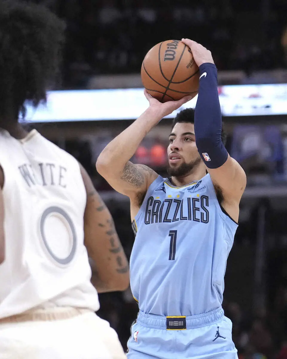 【画像・写真】河村勇輝　敵地ブルズ戦に同行も…出場ならず　グリズリーズはピッペンJr.ダブルダブルで2連勝