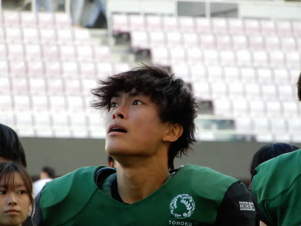 【画像・写真】アメフト東北大　立命大に完敗も、WR尾崎は「未来」へ手応え「個人的には通用したかな」