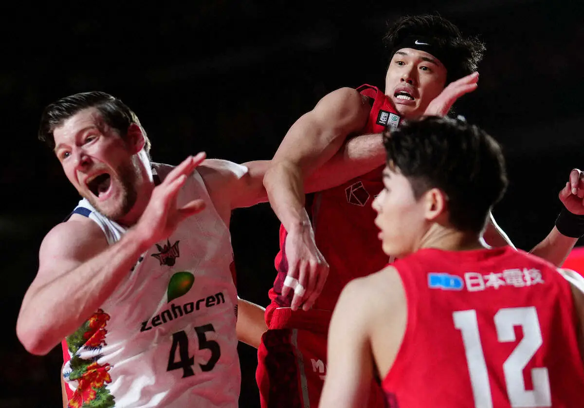 【画像・写真】【Bリーグ】千葉J・渡辺雄太「開始早々にバテた」左足関節捻挫から2カ月ぶり復帰
