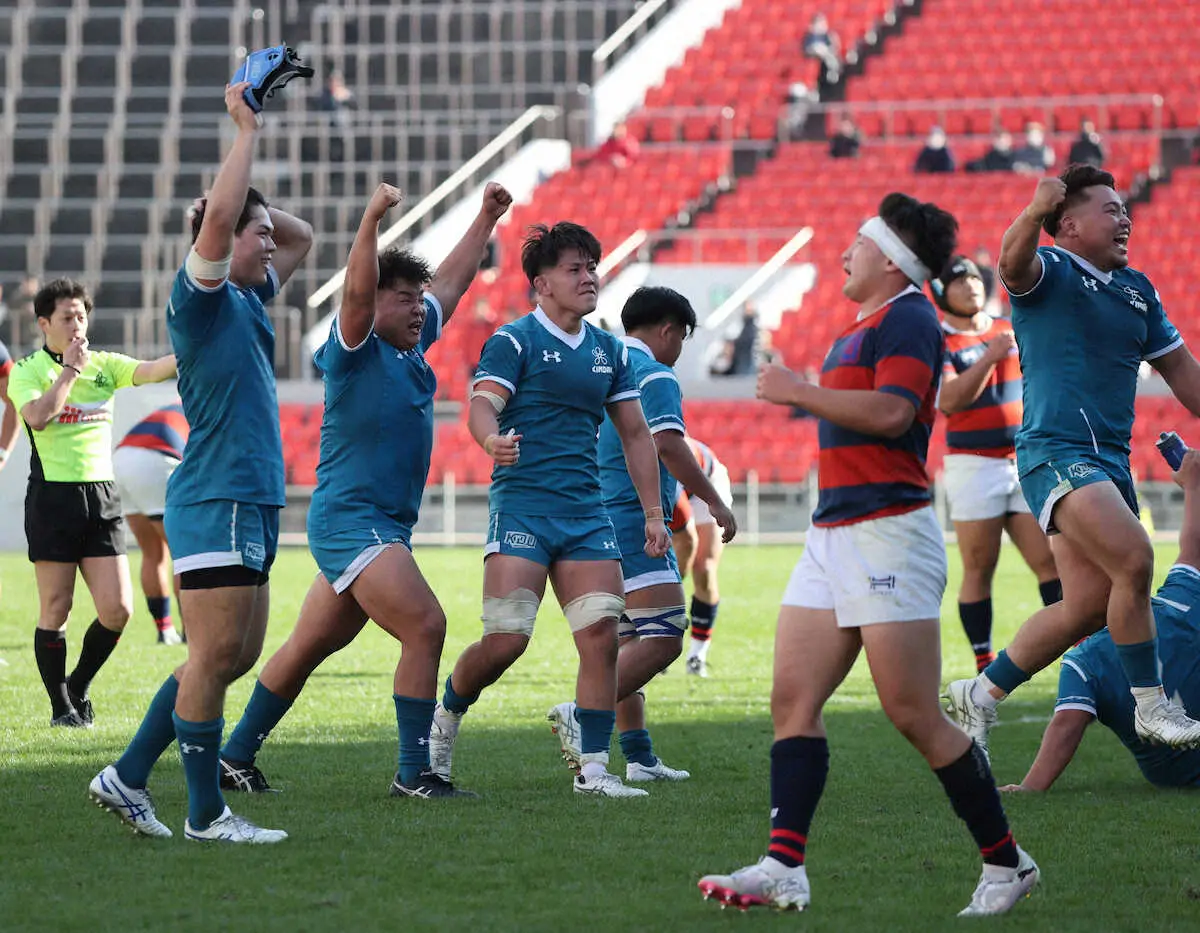 【画像・写真】【関西大学ラグビー】近大、29―22で関学大下して逆転3位　3季ぶりの大学選手権出場が決定