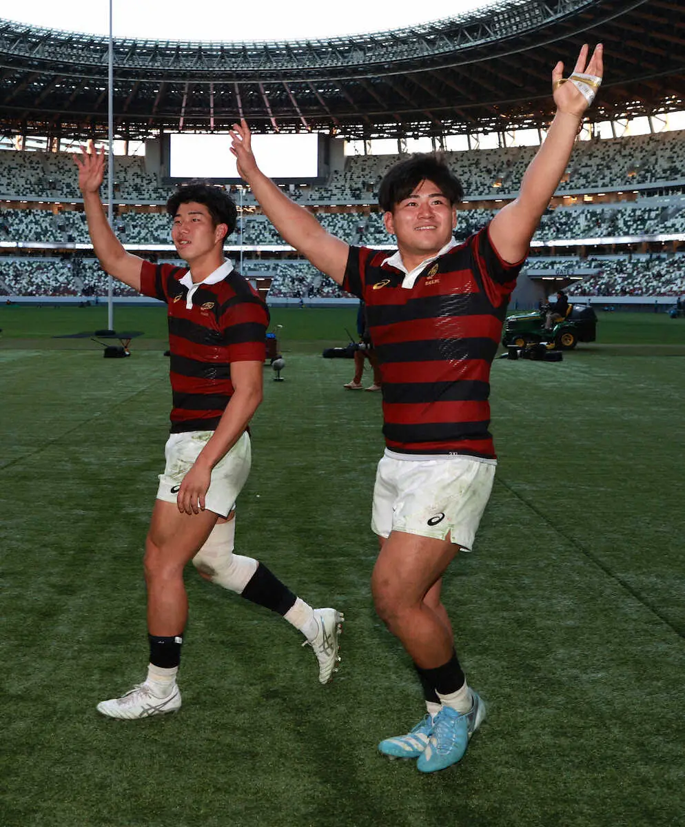 【画像・写真】【第100回早明戦】早大・FB矢崎由高が決勝トライ　大田尾監督も「取ると思っていた」