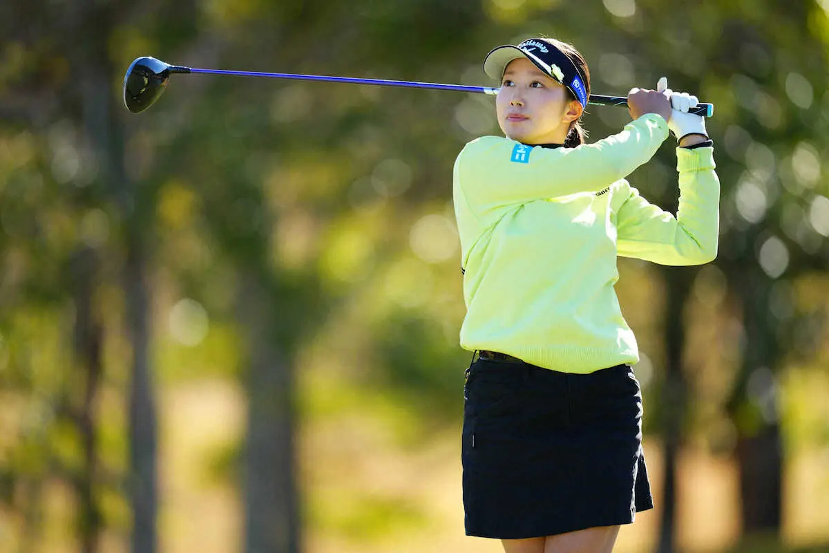 【画像・写真】六車日那乃のプロ初戦は4位「本当に何やってるんだって感じ」オフは体力強化と飛距離アップ図る