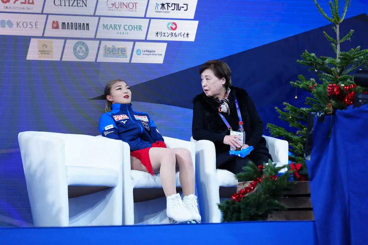 【画像・写真】坂本花織、V2へ63・98点で4位発進　グレンが70・04点で首位　千葉百音が69・33点で2位