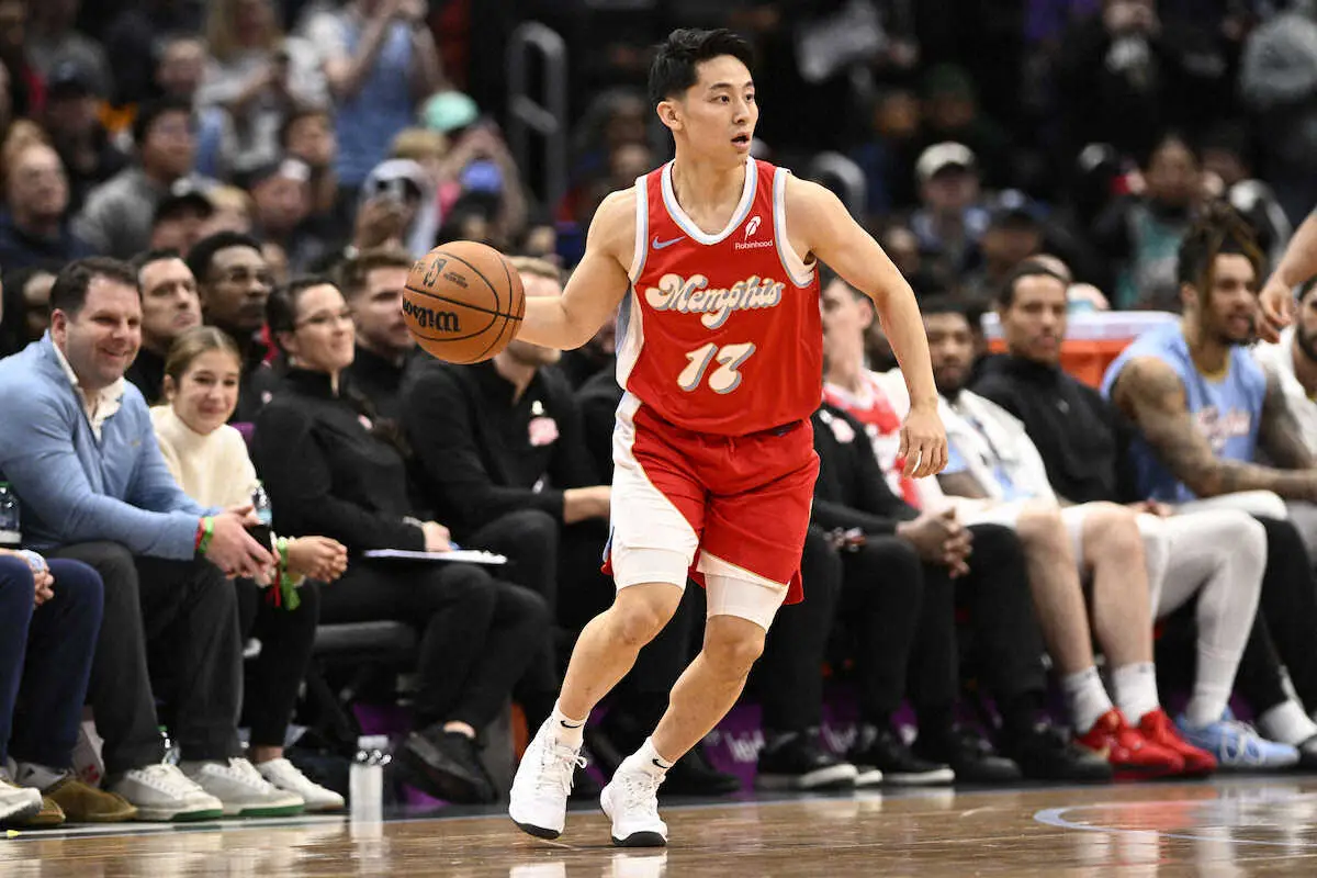 【画像・写真】グリズリーズ河村勇輝　ウィザーズ戦で最終Qから途中出場！敵地で異例の“ユウキを出せ！”の大合唱