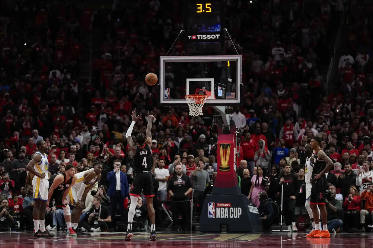 【画像・写真】【NBAカップ】ロケッツ　残り3.5秒で劇的な逆転！ウォリアーズから4年9カ月ぶり勝利　4強出そろう