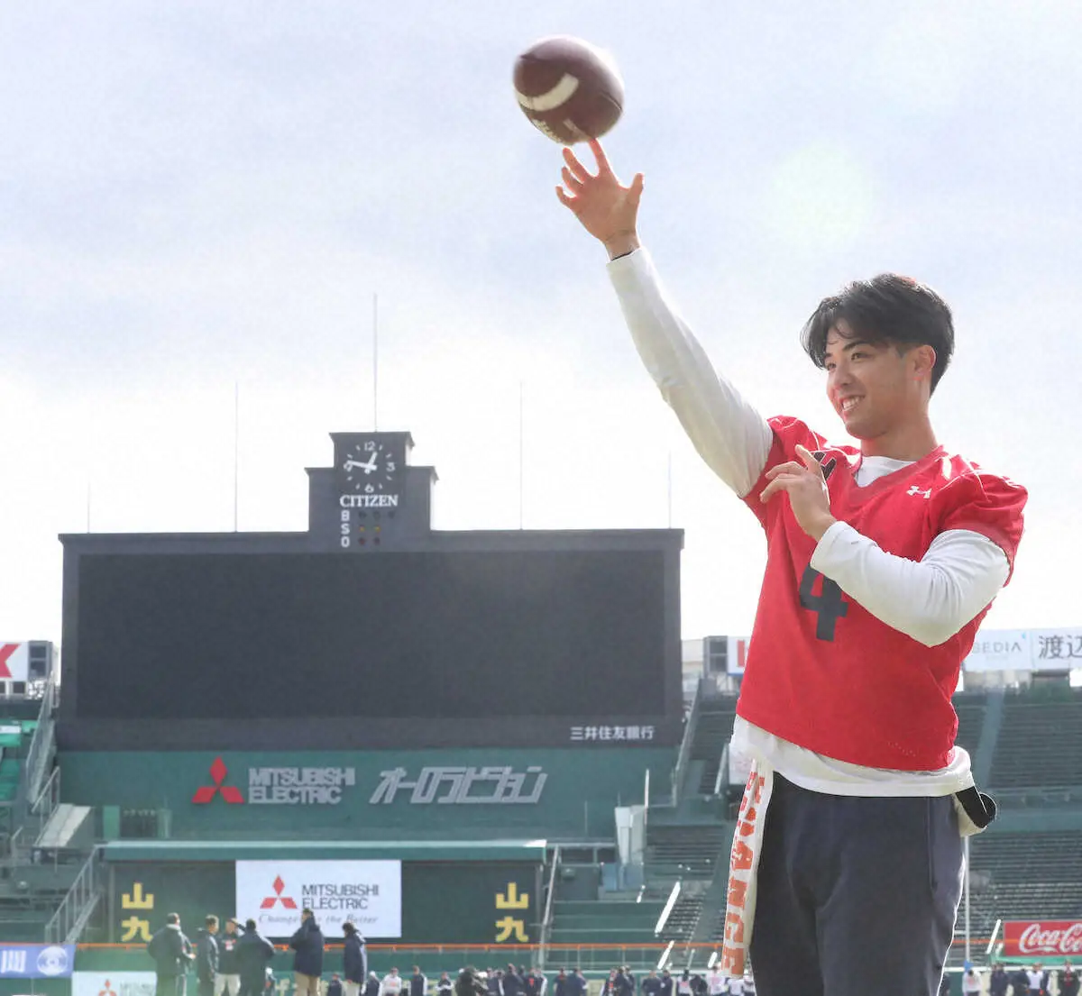 【画像・写真】アメフト法大　日本一目指す法大QB谷口に頼もしすぎる援軍現る「同じQB目線からの情報は…」