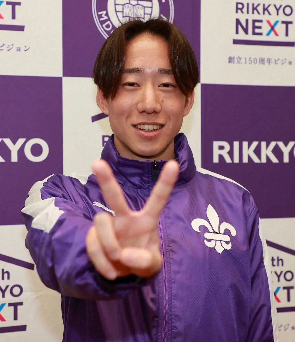 【画像・写真】立大・馬場（撮影・篠原岳夫）