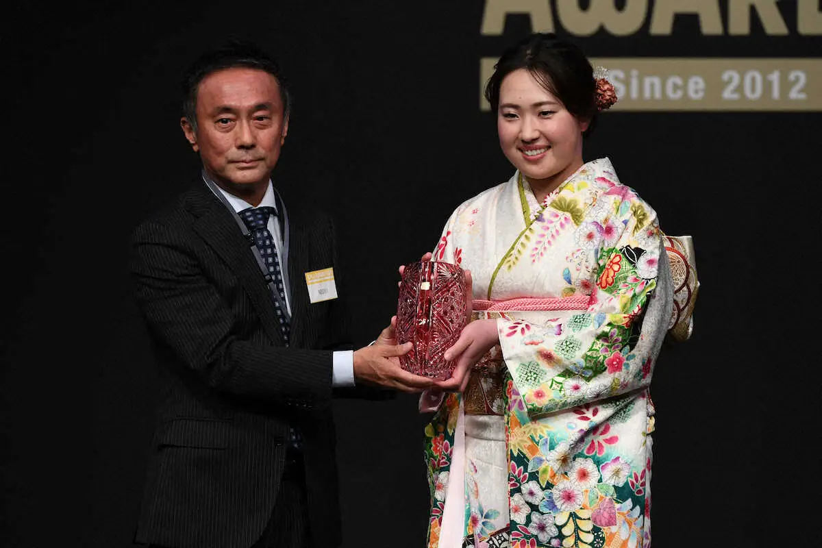 【画像・写真】新女王・竹田麗央が最多5冠に輝く「こんなに優勝できるとは」JLPGAアワード