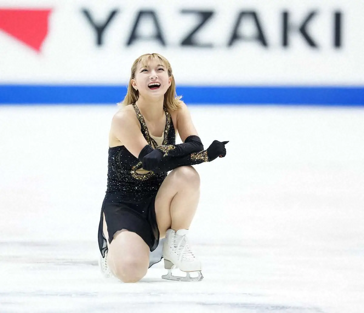 【画像・写真】坂本花織、世界選手権で「精いっぱい演技したい」　会見10分遅れ釈明「私が原因です」