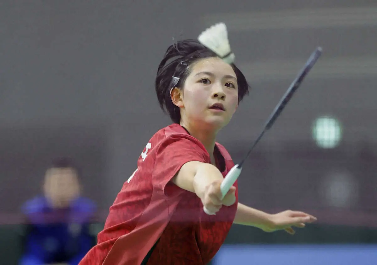 【画像・写真】＜全日本バドミントン第3日＞女子シングルス3回戦、プレーする宮崎友花