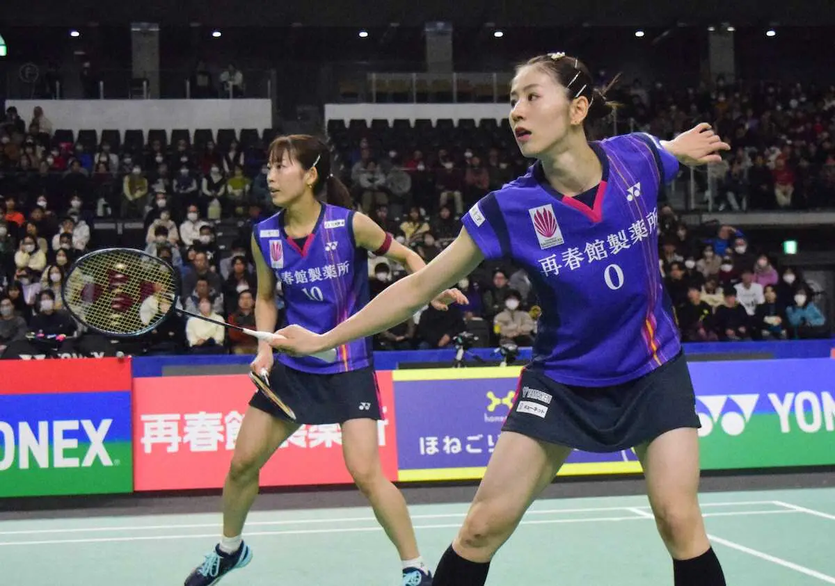 【画像・写真】女子ダブルスで決勝に進んだ志田（右）松山組