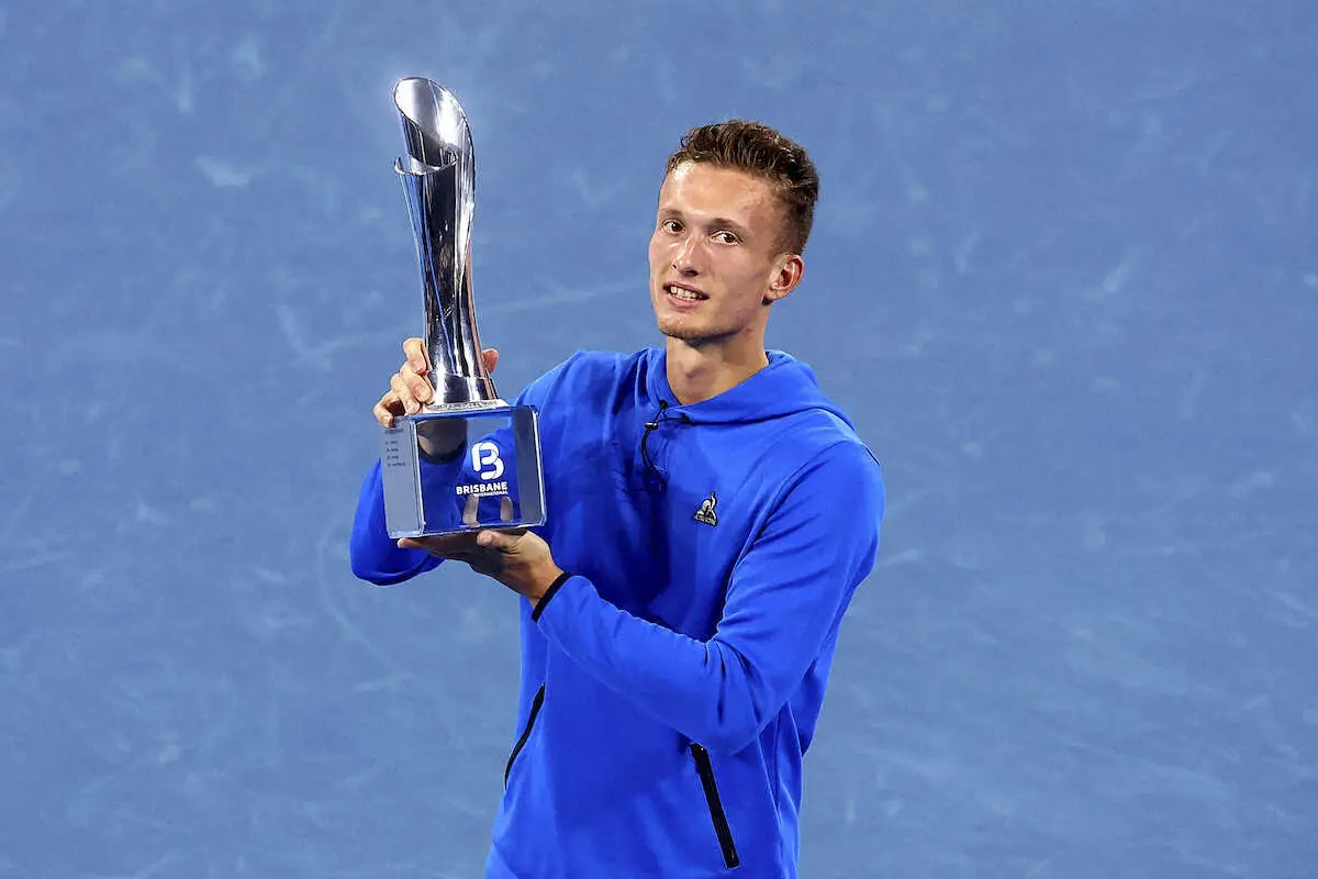 【画像・写真】23歳のJ・レヘツカがツアー2勝目　相手棄権で25年初戦ブリスベン国際テニス制す