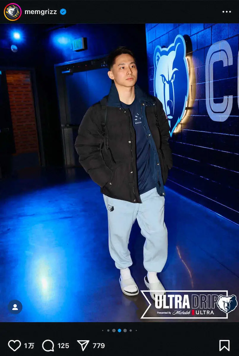 【画像・写真】「どこで買った！？」「河村オタクじゃん」　グリズリーズ河村勇輝の仲間のファッションにファン驚がく！