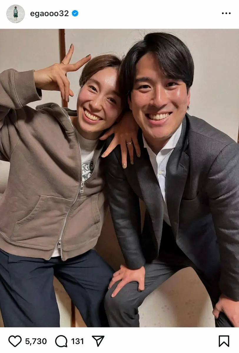 【画像・写真】バスケ日本代表・宮崎早織　結婚を発表「家庭を持ちながらも選手として輝き続けていきたい」