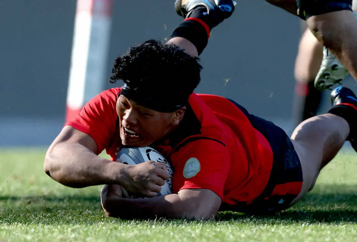 【画像・写真】【ラグビー大学選手権】帝京大が2点リードで後半へ　両校ともに2トライを取り合う好ゲーム