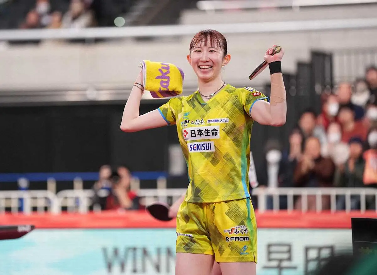 【画像・写真】【卓球】4強入りの早田ひな　手負いでもコートに立つ理由「諦めずに頑張ることで…」