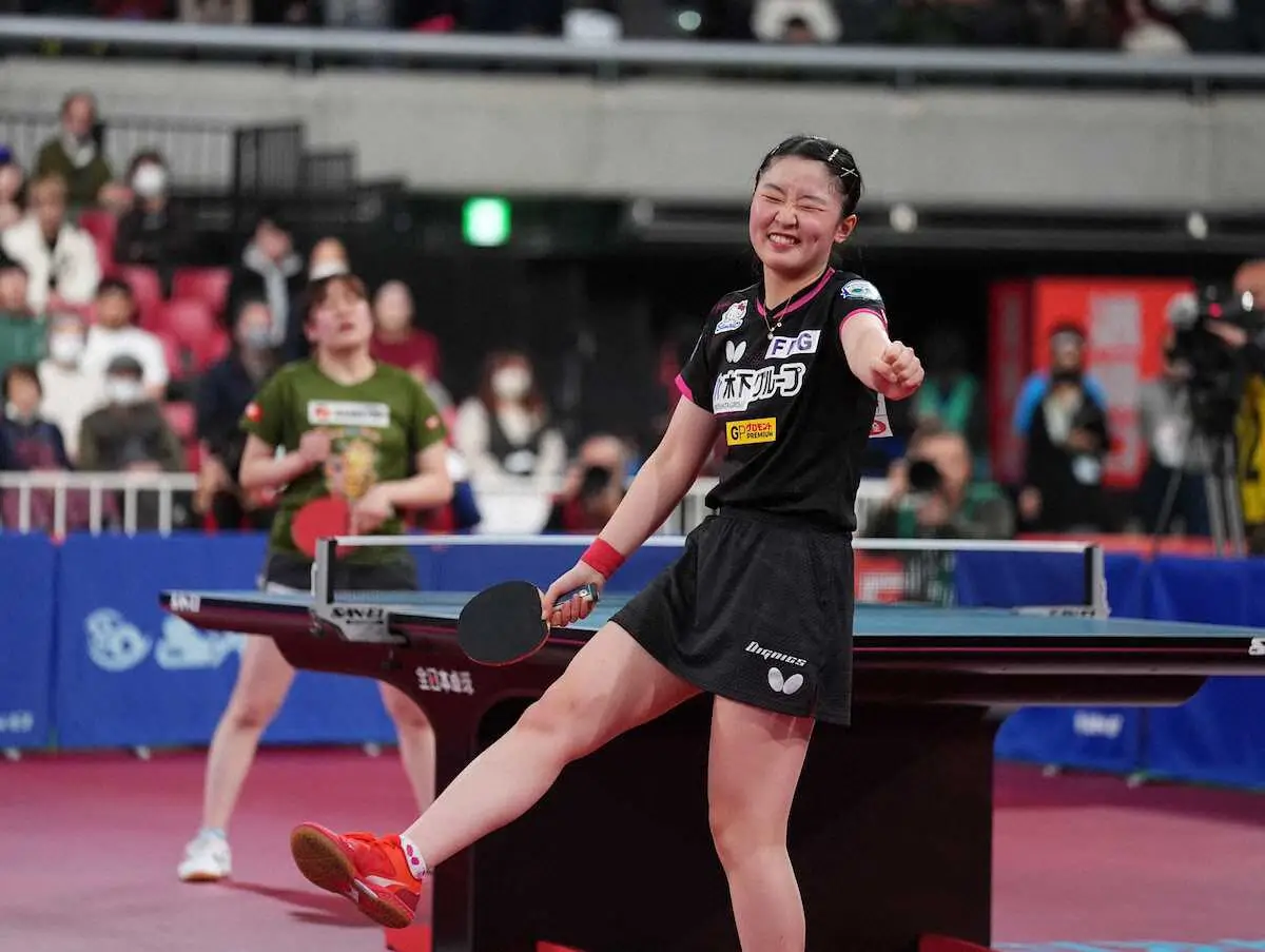 【画像・写真】【卓球】張本美和　史上最年少Vへ4強　きょうだい日本一も視野　兄・智和へ「頑張ってください」